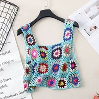 Tank Tops Ethnic Style Color Block main image 3