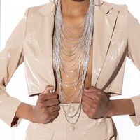 New Sexy Tassel Rhinestone Bra Body Chain Ladies Fashion Jewelry main image 3
