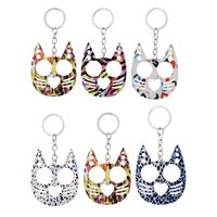 Simple Style Cat Alloy Iron Plating Keychain main image 1