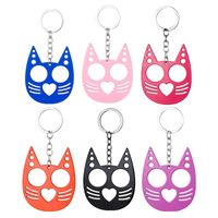 Simple Style Cat Alloy Iron Plating Keychain main image 3