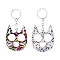 Simple Style Cat Alloy Iron Plating Keychain main image 2
