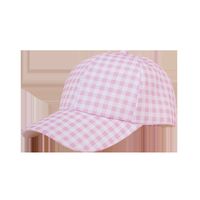 Fashion New Wide-brimmed Children's Peaked Cap Female Plaid main image 6