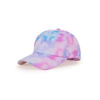 Primavera Y Verano Nueva Gorra Con Visera Para Niños Patrón Teñido Anudado Pantalla De Ala Ancha main image 1