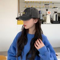 Fashion Expression Letter Embroidery Solid Color Cute Cap Wholesale main image 3