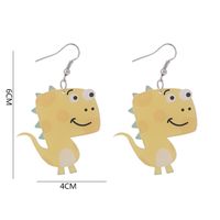 Cute Earrings Creative  Acrylic Cartoon Dinosaur Earrings main image 6