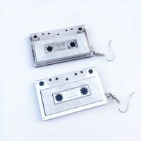 Retro Style Tape Mini Stereo Funny Radio Earrings Ear Clip main image 6