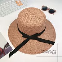 Fashion Contrast Color Foldable Big Brim Straw Hat Sun Hat main image 6