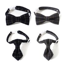 Pet British Style Bow Tie Tie Adjustable Cat Dog Collar Collar Bell Accessories main image 1