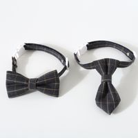 Pet British Style Bow Tie Tie Adjustable Cat Dog Collar Collar Bell Accessories main image 3