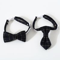 Pet British Style Bow Tie Tie Adjustable Cat Dog Collar Collar Bell Accessories main image 4