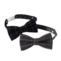 Pet British Style Bow Tie Tie Adjustable Cat Dog Collar Collar Bell Accessories main image 6