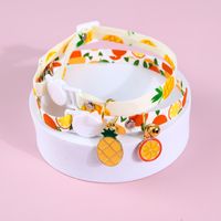 Big Round Pet Fruit Bell Adjustable Safety Buckle Cat And Dog Accessories Collar main image 4