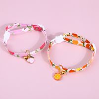 Big Round Pet Fruit Bell Adjustable Safety Buckle Cat And Dog Accessories Collar main image 5
