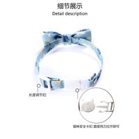 Simple Handmade Bow Cat Dog Adjustable Collar Pet Accessories main image 6