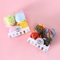 Cute Pet Built-in Bell Wool Ball Solid Color Toy Set main image 5