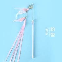 Cute Cat  Toy Feather Bell Long Tassel Interactive Training Toy main image 6