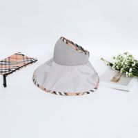 Fashion Contrast Color Large Brim Shade Foldable Sun Fisherman Hat Wholesale sku image 6