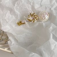Neuer Stil Bogen Seestern Perle Kristall Entenschnabelclip sku image 4