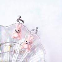 Creative Cute Cartoon Pendant Earrings Resin Drop Earrings sku image 6