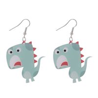 Cute Earrings Creative  Acrylic Cartoon Dinosaur Earrings sku image 5