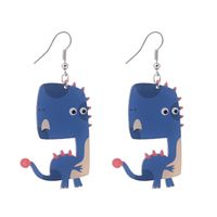 Cute Earrings Creative  Acrylic Cartoon Dinosaur Earrings sku image 9