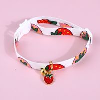 Big Round Pet Fruit Bell Adjustable Safety Buckle Cat And Dog Accessories Collar sku image 1