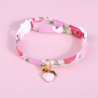 Big Round Pet Fruit Bell Adjustable Safety Buckle Cat And Dog Accessories Collar sku image 4