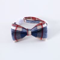 Pet British Style Bow Tie Tie Adjustable Cat Dog Collar Collar Bell Accessories sku image 1