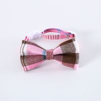 Pet British Style Bow Tie Tie Adjustable Cat Dog Collar Collar Bell Accessories sku image 3