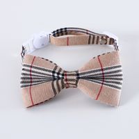 Pet British Style Bow Tie Tie Adjustable Cat Dog Collar Collar Bell Accessories sku image 5