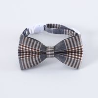 Pet British Style Bow Tie Tie Adjustable Cat Dog Collar Collar Bell Accessories sku image 7