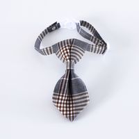 Pet British Style Bow Tie Tie Adjustable Cat Dog Collar Collar Bell Accessories sku image 8