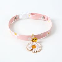 Einfaches Gänseblümchen Verstellbares Haustierhalsband Für Katzen, Hunde, Kaninchen, Entwurmungshalsband sku image 5