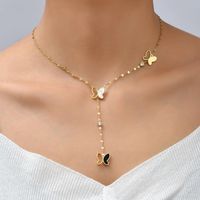 304 Stainless Steel 14K Gold Plated Fashion Butterfly Shell main image 1