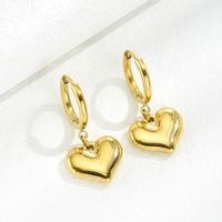 Fashion Heart 304 Stainless Steel 14K Gold Plated main image 1