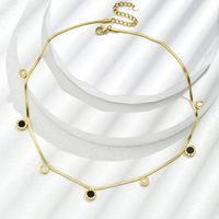 304 Stainless Steel 14K Gold Plated Fashion Circle Shell sku image 1