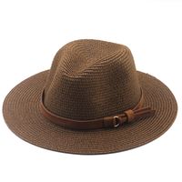 Simple Sunscreen Sunshade Cowboy Straw Hat sku image 14