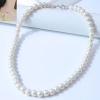 Collier De Perles Simple À La Mode De 8 Mm sku image 1