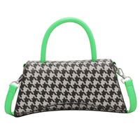 Checkerboard Messenger New Fashion Female Simple Portable Shoulder Bag24*12*8.5cm main image 6