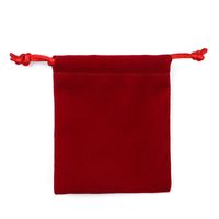 Wholesale Velvet Bag Jewelry Gift Packaging Bag Perfume Cosmetic Storage Flannel Bag sku image 2