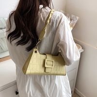 Women's Spring New Stone Pattern Texture Single Shoulder Underarm Bag 28*15*8cm sku image 2