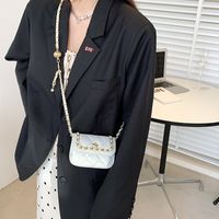 Chain Fashion Small Square New Spring Women's Messenger Shoulder Bag18*14*6cm sku image 3