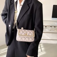 Chain Fashion Small Square New Spring Women's Messenger Shoulder Bag18*14*6cm sku image 4