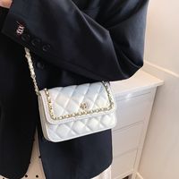Chain Fashion Small Square New Spring Women's Messenger Shoulder Bag18*14*6cm sku image 6