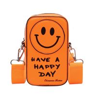 Children's New Fluorescent Color Letter Small Square Bag 18*10.5*6cm sku image 12