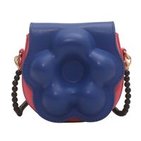Mini Small Bag Women's New Contrast Color Bump Messenger Bag 13*13*8cm sku image 5