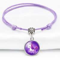 Pulsera Gema Rosa De Dibujos Animados Para Niños Pony Unicornio Primavera Y Verano main image 5