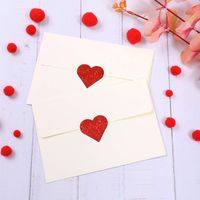 1.5 Inches Heart-shaped Valentine's Day Sealing Patterns Gift Decoration Stickers main image 4