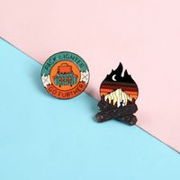 Cartoon Creative Enamel Outdoor Adventure Alloy Brooch main image 2