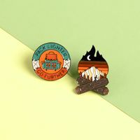 Cartoon Creative Enamel Outdoor Adventure Alloy Brooch main image 3